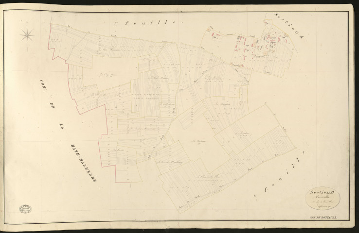 Montaure. Section B _ d'Ecrosville _ 2e de 3 Feuilles