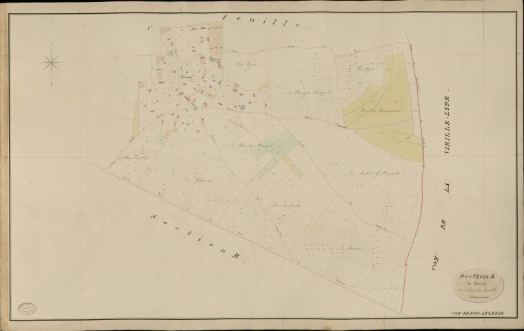 Bois-Anzeray. Section A _ de Cernay _ 2e et dernière Feuille