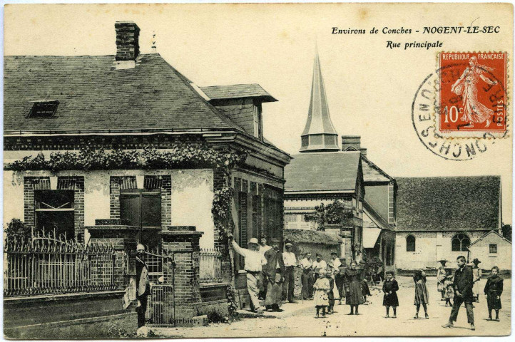 Nogent-Le-Sec. Rue Principale.