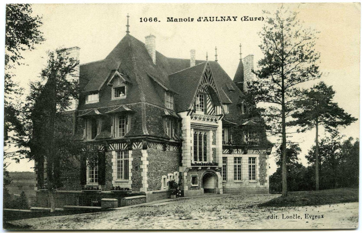 Arnières-sur-Iton. Manoir d'Aulnay.
