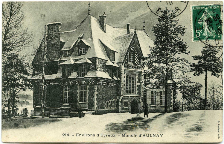 Aulnay-sur-Iton. Manoir d'Aulnay.