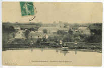 Guiseniers. Hameau et Mare de Lébécourt.