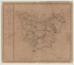 Carte du département de l'Eure décrété par l'Assemblée Nationale le 1e février 1790