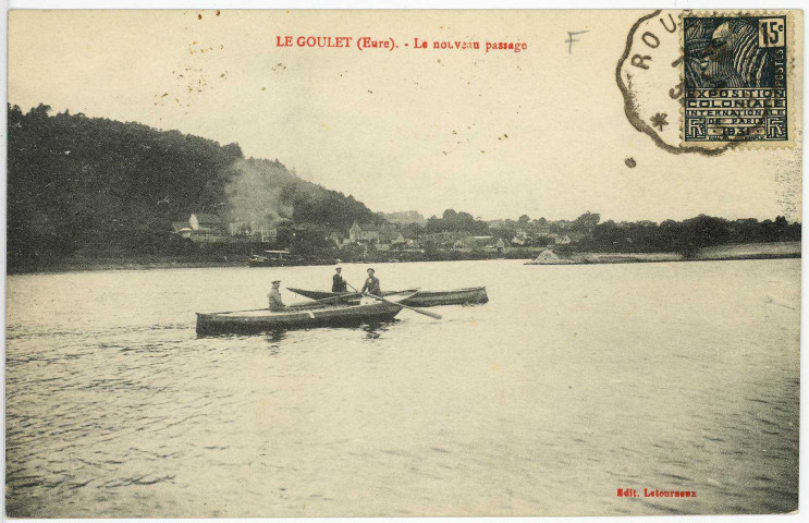 Saint-Pierre-la-Garenne. Le Goulet Le nouveau passage.
