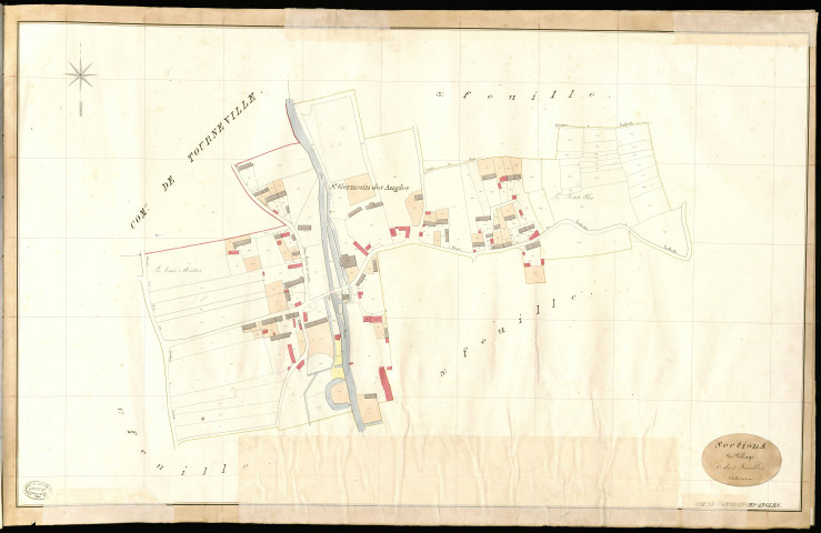 Saint-Germain-des-Angles. Section A _ du Village _ 2e de 3 Feuilles