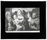 Musée de Dijon (Bourgogne), tableau de Bernardino Luini « La Sainte-Famille ».
