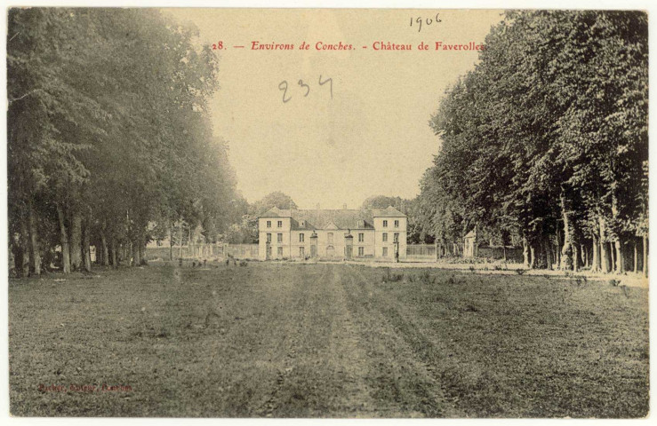 Faverolles-la-Campagne. Château de Faverolles.