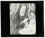 Musée de Bruxelles (Belgique), tableau du Maître de Moulins « Vierge à l'enfant ».
