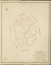Quatremare. Tableau d'assemblage _ du Plan Parcellaire de la Commune de Quatremare _ Canton de Louviers - Louviers - Eure. _ Terminé sur le Terrain en 1823, sous l'administration de M. Le Vicomte Raymond Delaitre, Préfet _ M. Duval, Maire _ et sous la Direction de M. Boullenger, Directeur des Contributions directes _ M. Hautier, Géomètre en Chef. _ Par M. Meunier, Géomètre de 1re classe.