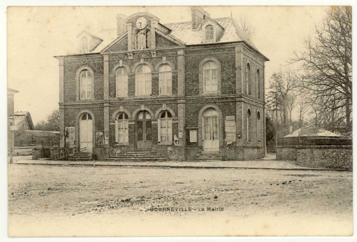 Bourneville. La Mairie.