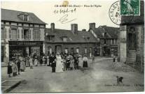 Charleval. Place de l'Eglise.