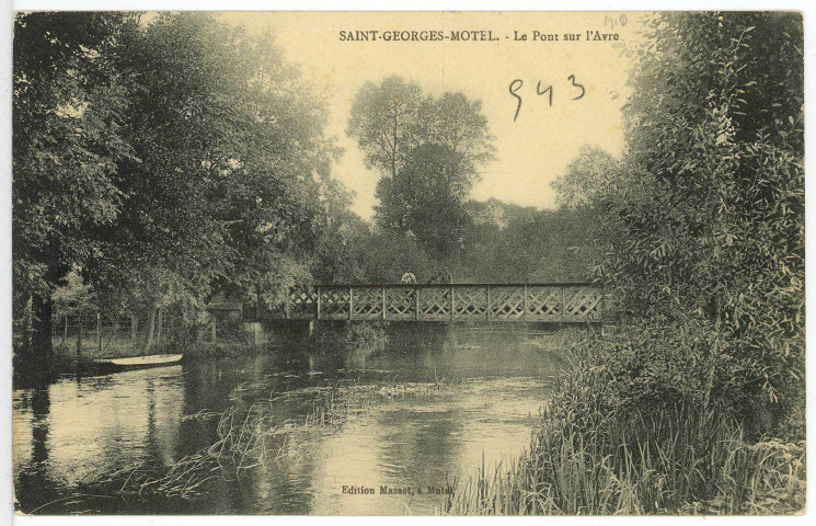 Saint-Georges-sur-Eure. Le Pont sur l'Avre.
