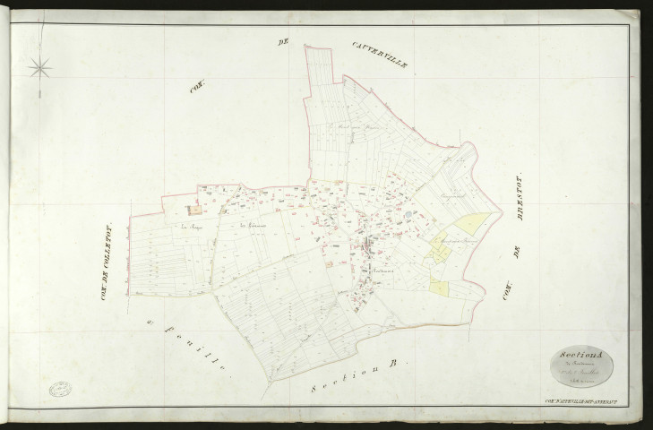 Appeville-dit-Annebaut. Section A _ de Roudemare _ 1re de 2 Feuilles