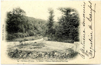 Villalet. Le Rébrac - Travaux d'étanchement de l'Iton.