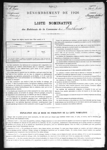 AUTHIEUX(LES) 1926
