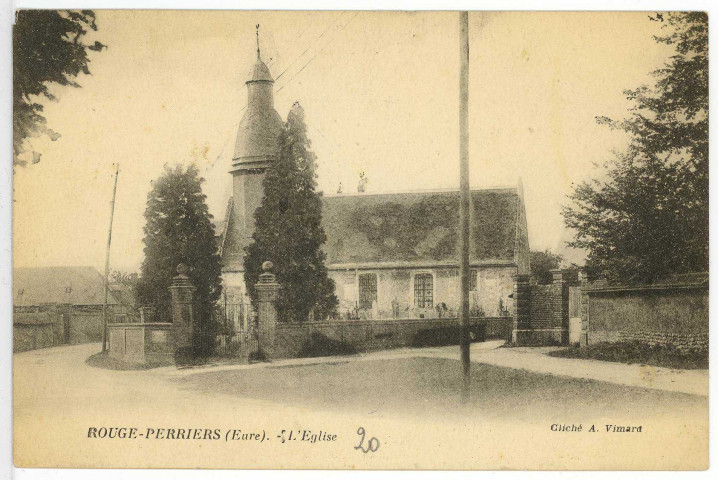 Rouge-Perriers. L'Eglise.