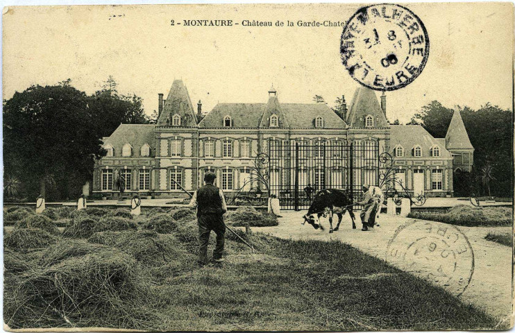 Montaure. Château de la Garde Chatel.