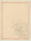 Gaillon _ MRU _ Croquis topographique, document de première approximation en 6 feuilles, établi d'après les réductions des plans de sections cadastraux complétés à l'aide de photographies aériennes