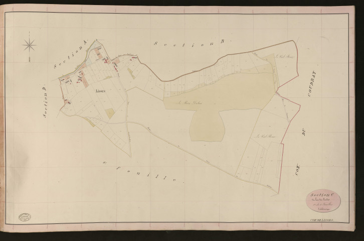 Lisors. Section C _ du Bois des Landes _ 1re de 2 Feuilles