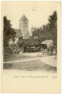 Aizier. Un coin du village et l'Eglise (côté sud).