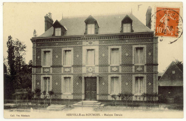 Berville-en-Roumois. Maison Derais.