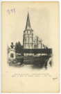 Saint-Aubin-d'Ecrosville. Eglise et Buste du Docteur Auzoux.