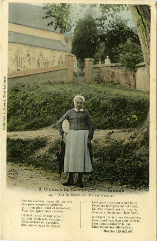 Divers. A travers la Campagne Normande. - Sur la Route du Marais Vernier.