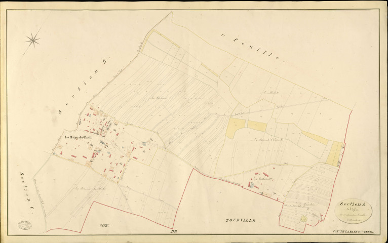 Haye-du-Theil (La). Section A _ de l'Eglise _ 2e et dernière Feuille