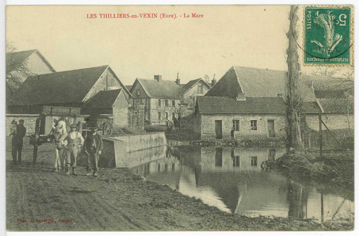 Thilliers-en-Vexin (Les). La Mare.