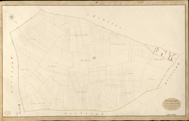 Ormes. Section C _ du Pré et du haut Boulay _ 2e et dernière Feuille