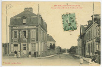 Thilliers-en-Vexin (Les). Gendarmerie et Route de Bordeaux-St-Clair.