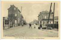 Saint-Pierre-des-Cerceuils. La Route d'Elbeuf.