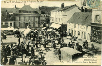Brionne. Place de Fremont des Essarts - Le Marché.