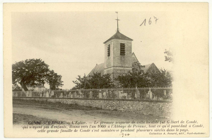 Condé-sur-Risle. L'Eglise.