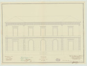 Evreux _Séminaire Saint-Taurin. _ "Séminaire. Projet d'établissement d'une infirmerie avec bibliothèque et cabinet de physique" .