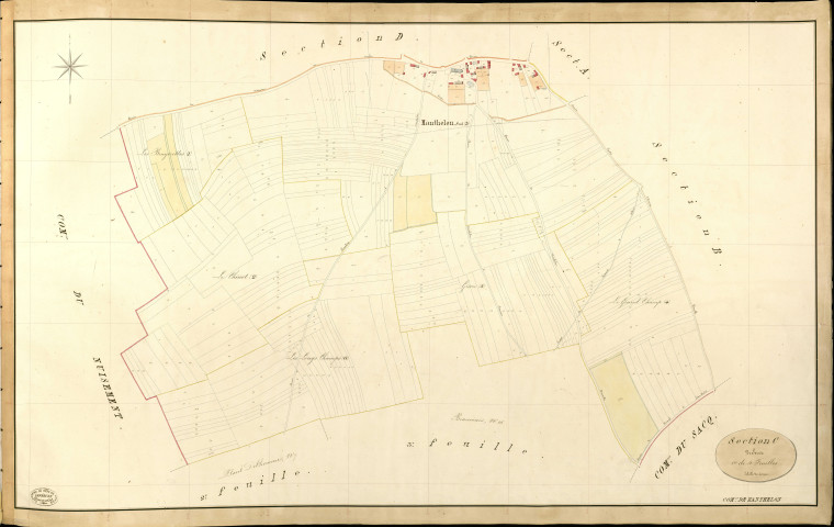 Manthelon. Section C _ de Serez _ 1re de 4 Feuilles