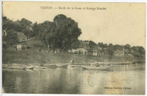 Vernon-Ville. Bords de la Seine et Garage Sencier.