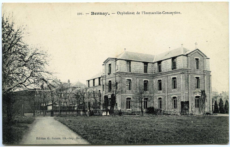 Bernay. Orphelinat de l'Immaculée-Conception.
