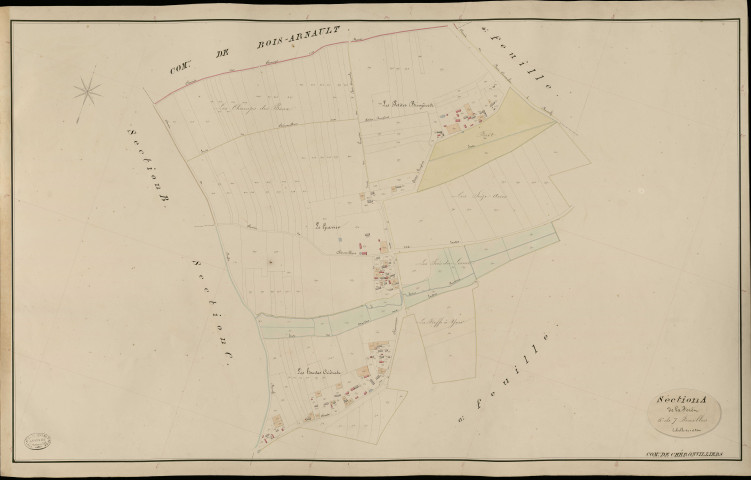 Chéronvilliers. Section A _ de la Forêt _ 5e de 7 Feuilles