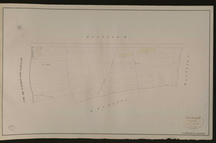 Saint-Pierre-la-Garenne. Section D _ d'Emainville _ 1re de 3 Feuilles