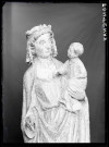Statue de Vierge à l'enfant de l'église de Fontenay (Eure).