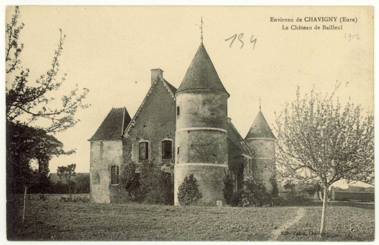 Chavigny. Le Château de Bailleul.