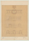 Evreux _Palais de Justice, projet 2. "Avant projet d'un tribunal"
