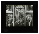 Musée d'Anvers (Belgique), tableau de Rogier Van der Weyden « Triptyque de la Crucifixion ».