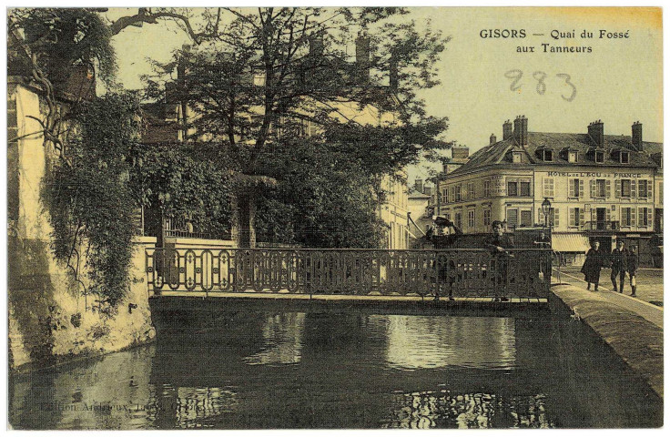 Gisors. Quai du Fossé-aux-Tanneurs.