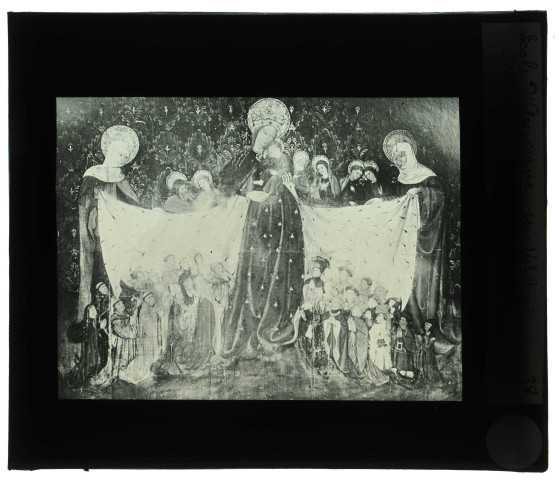 Musée du Puy-en-Velay (Haute-Loire), tableau "Vierge au manteau".