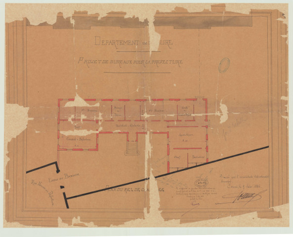 Evreux _Préfecture " Projet de bureaux"