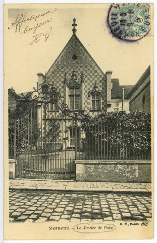 Verneuil-sur-Avre. La Justice de Paix.