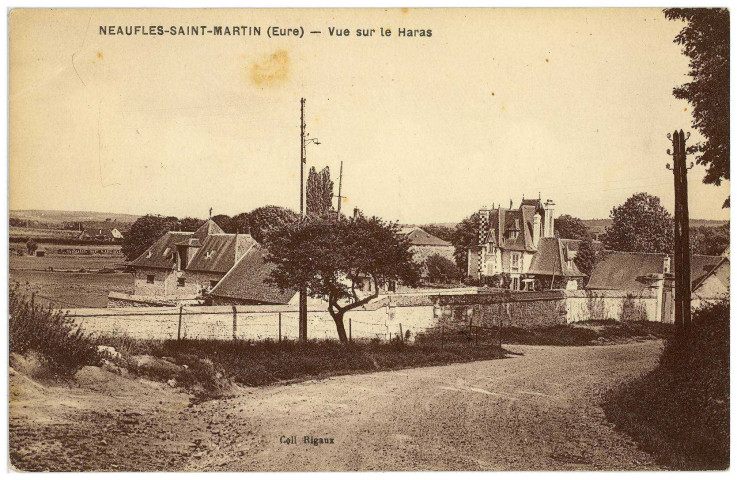 Neaufles-Saint-Martin. Vue sur le Haras.