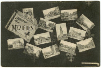Mézières-en-Vexin. Carte souvenir.